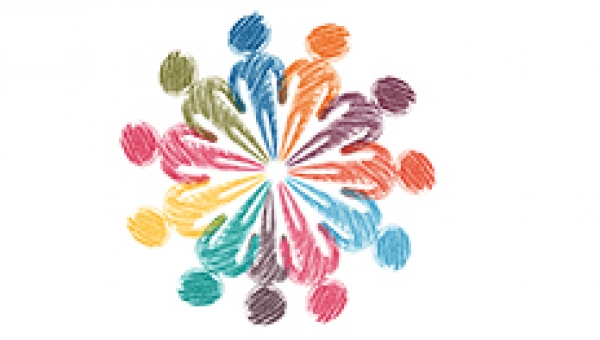 Skizze mit Menschen zu Netzwerkarbeit